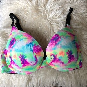 Victoria’s Secret PINK Neon Push Up Bra 34B